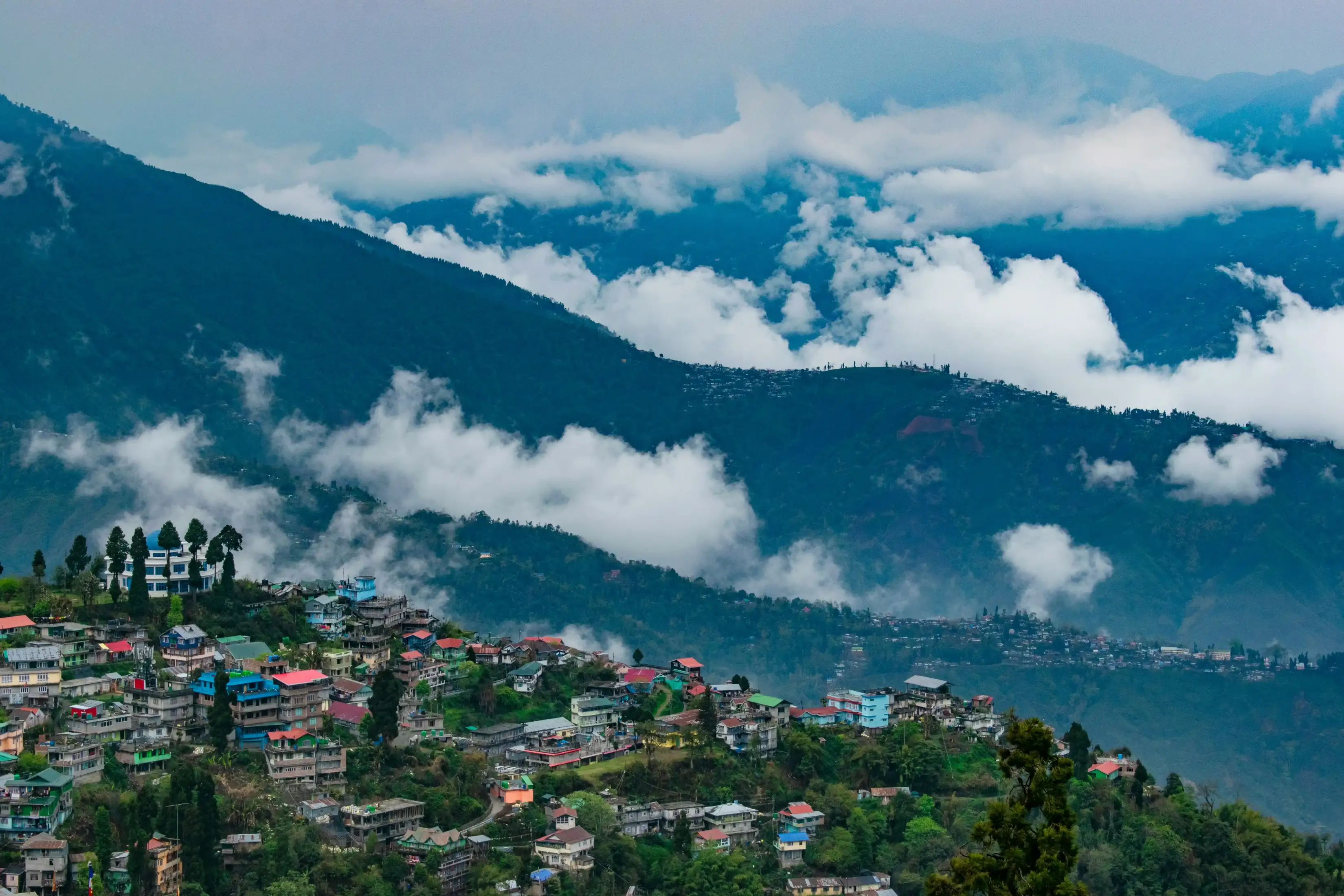 Mountain view background representing curated travel itineraries